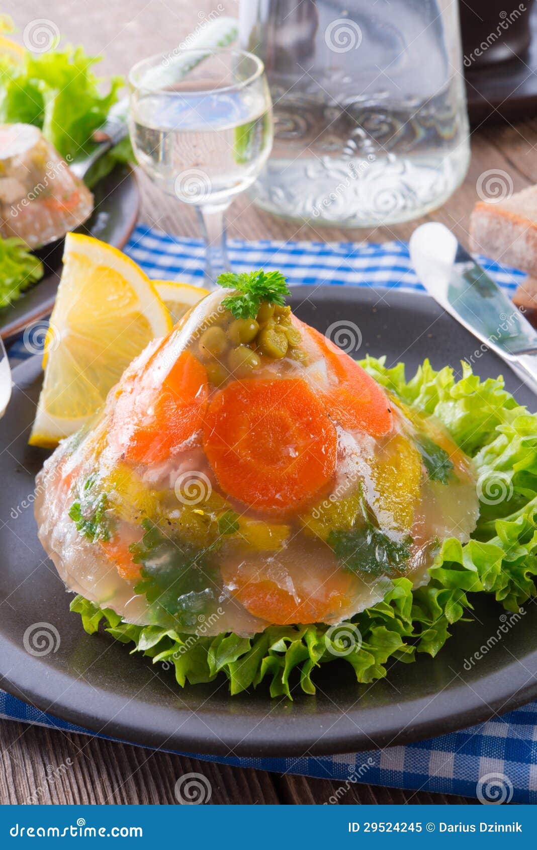Meat aspic stock image. Image of kitchen, dish, jelly 29524245