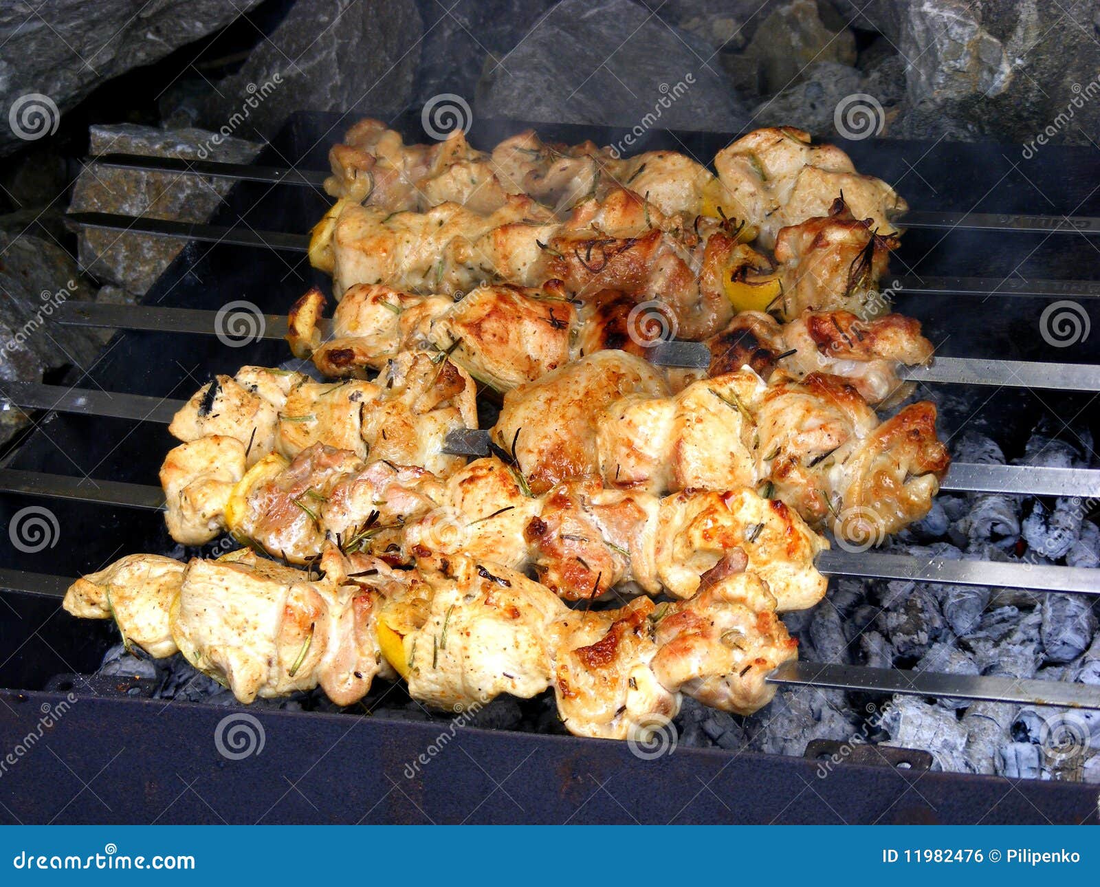 Meat barbeque stock photo. Image of grilled, steak, healthy 11982476