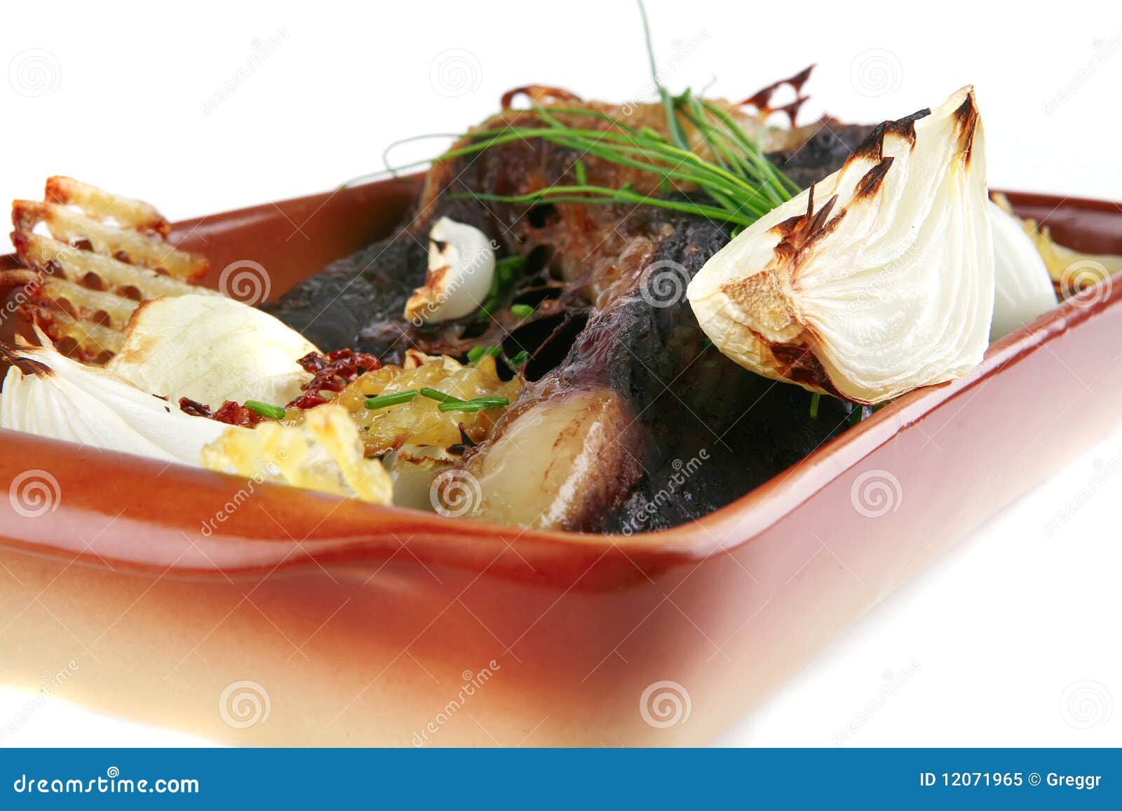Meat in bowl stock image. Image of isolated, marinated 12071965