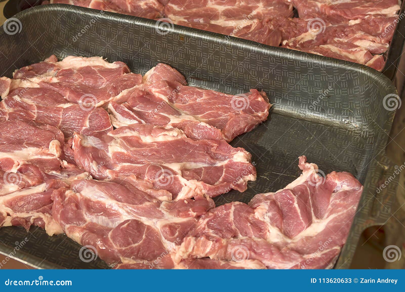 Meat cooked in the oven stock image. Image of herb, meat 113620633