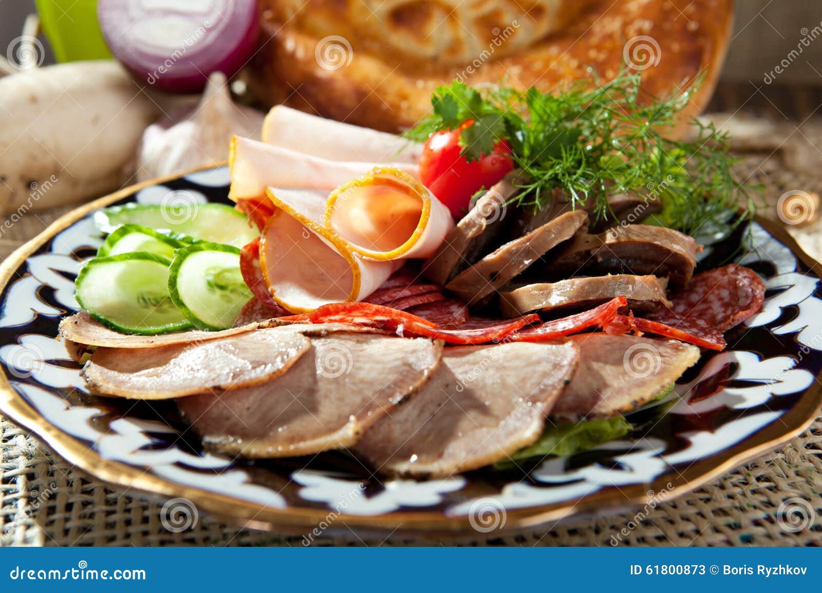 Meat Delicatessen stock image. Image of bacon, appetizer 61800873