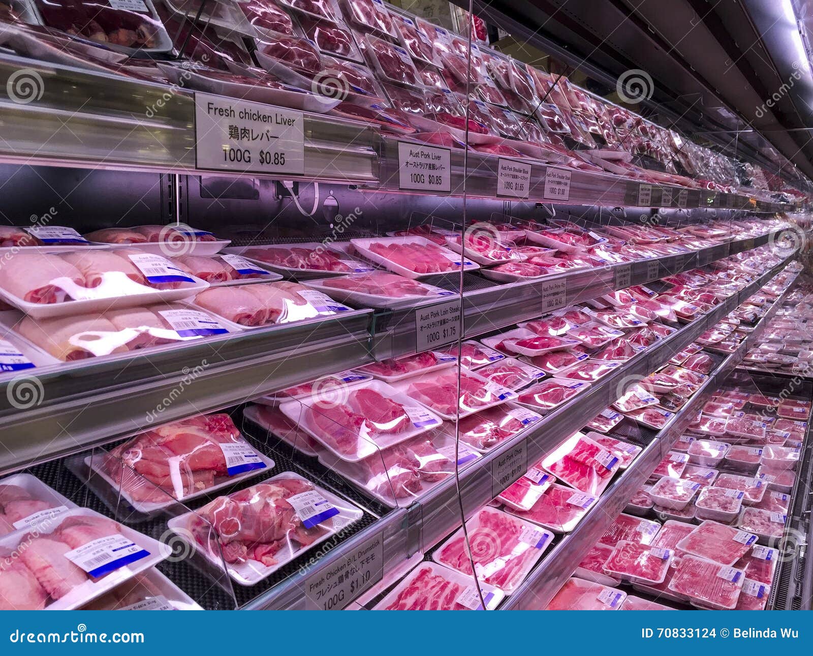 Meat Department stock photo. Image of department, supermarket 70833124