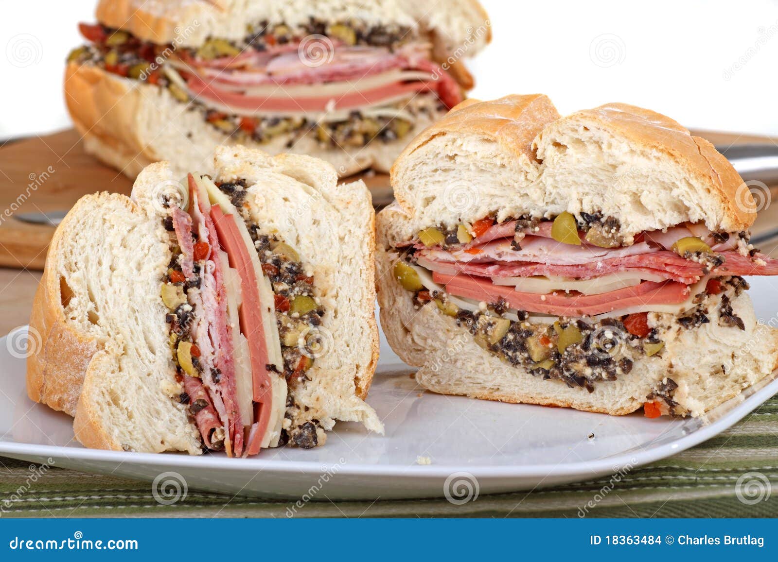 Meat Filled Loaf stock photo. Image of lunch, food, italian 18363484