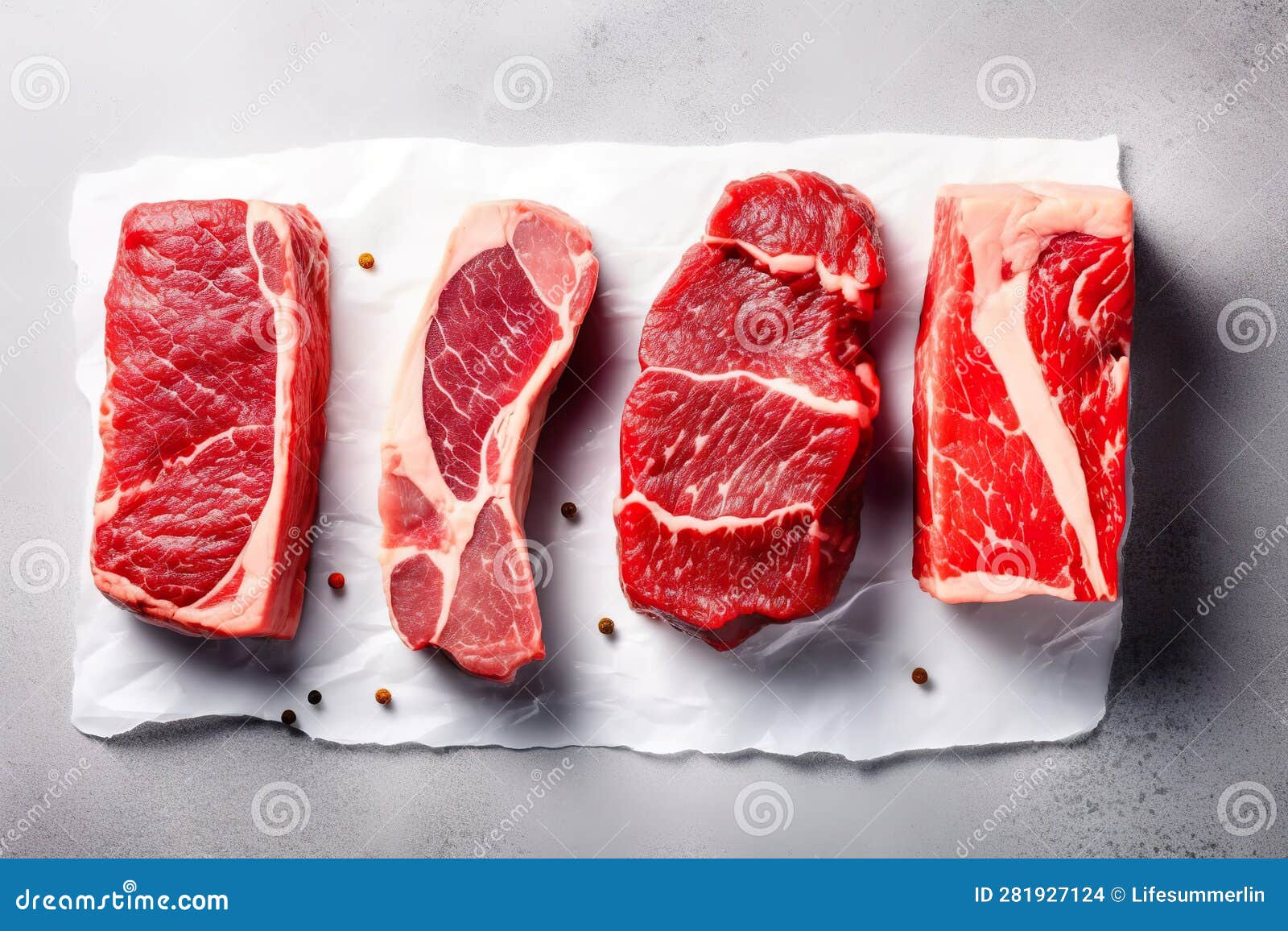 Meat Galore Assorted Variety of Savory Delights. Stock Illustration