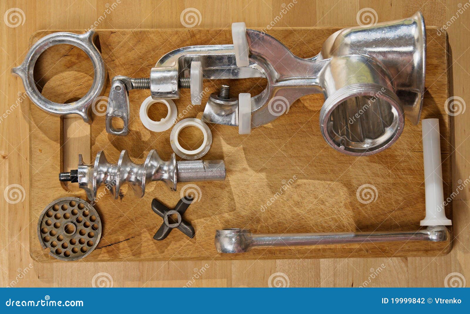 Meat grinder stock photo. Image of knife, metal, meat 19999842