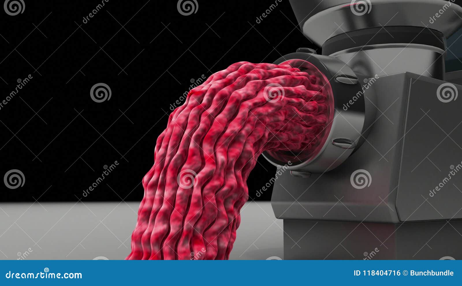 Meat grinder animation stock footage. Video of food 118404716