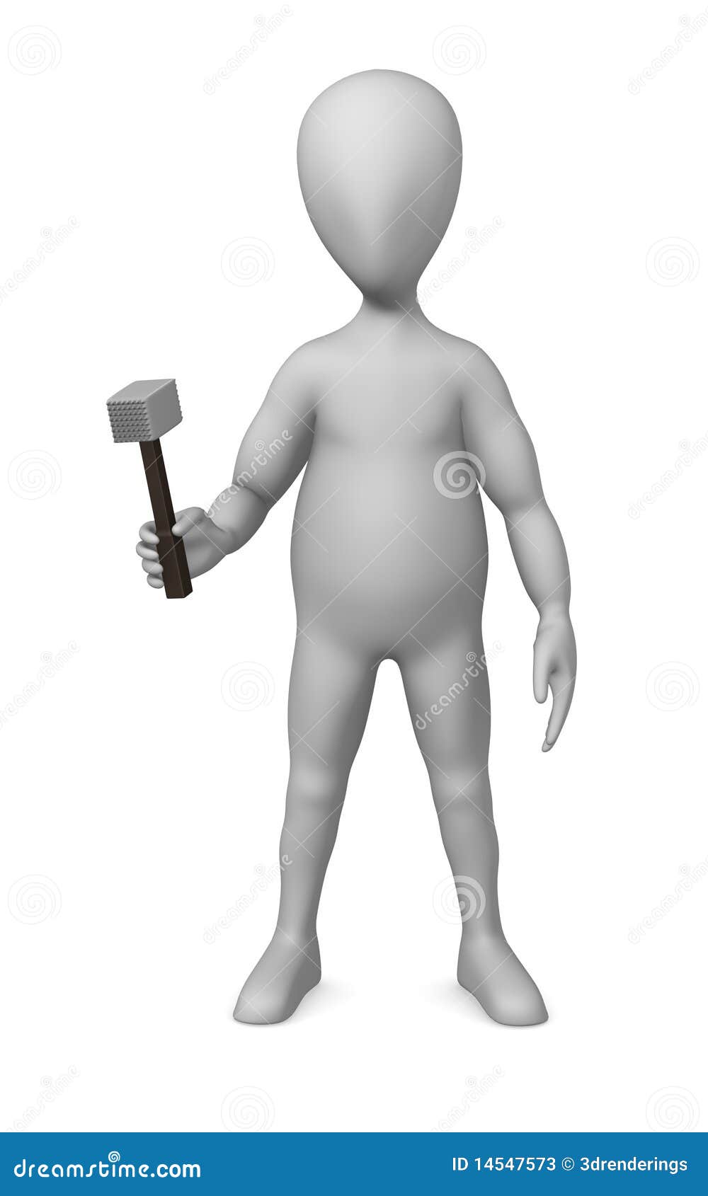 Meat mallet stock illustration. Illustration of blunt 14547573