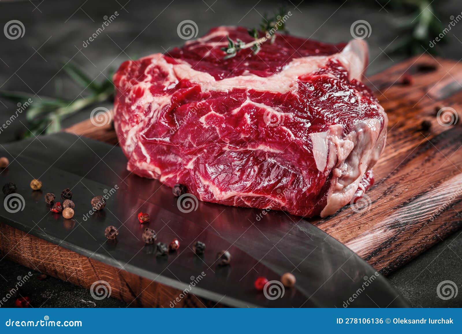 Meat Processing Plant. Carcasses of Beef Hang on Hooks Stock Photo ...