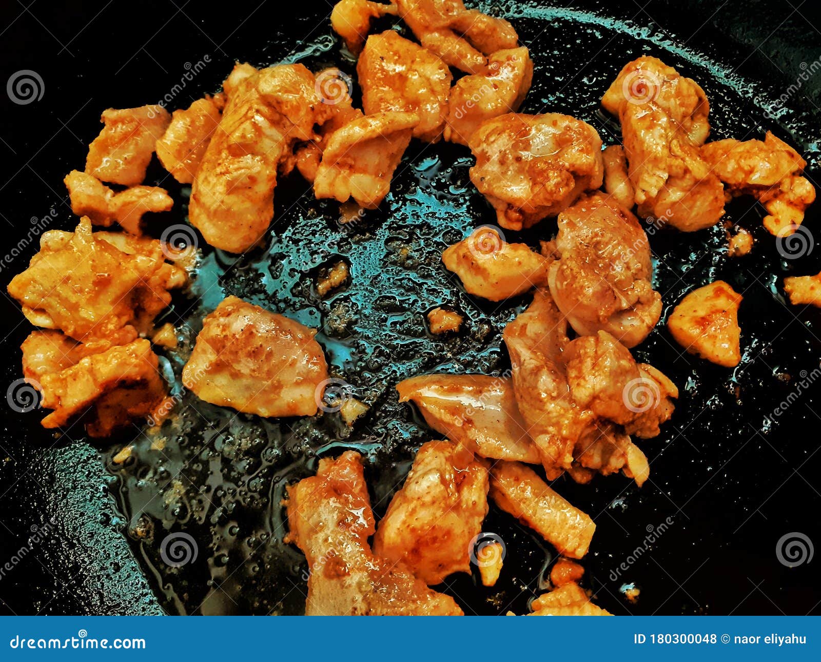 Meat and Salt with Pepper Meal Recipe Cooked Fried Chicken Breast Stock