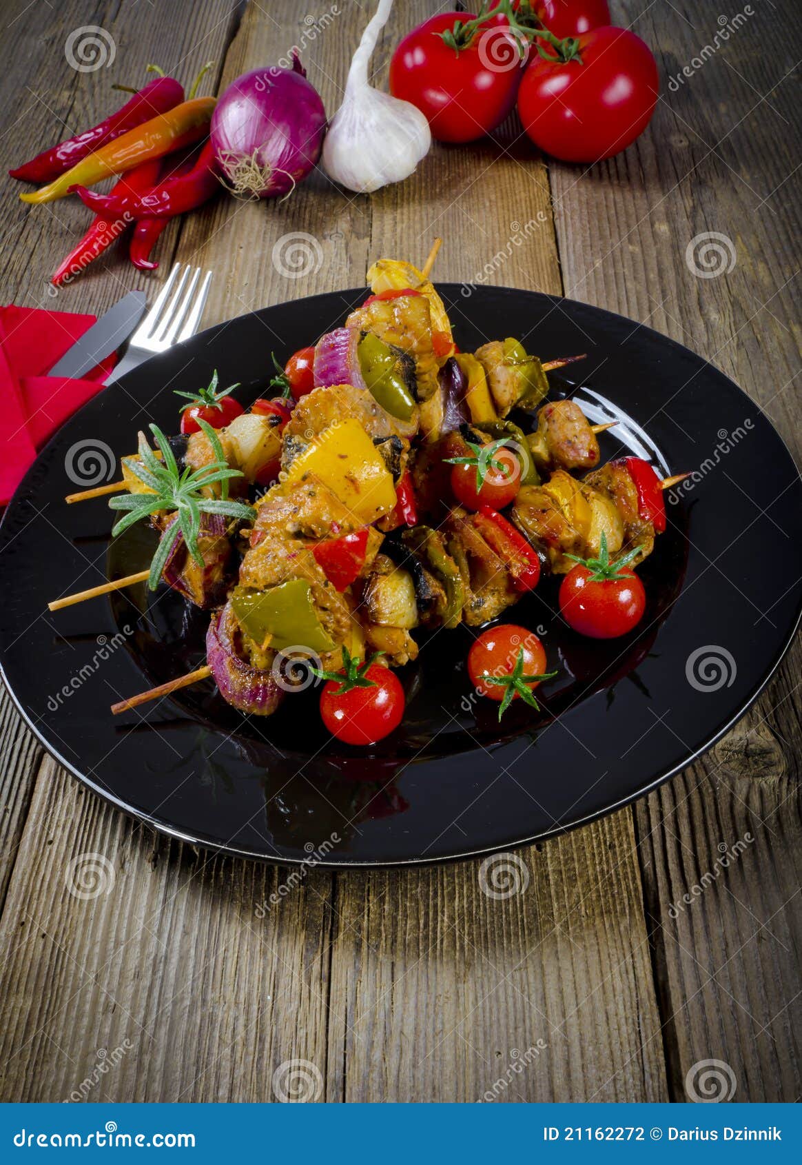 Meat spits stock photo. Image of dish, animal, barbecue - 21162272