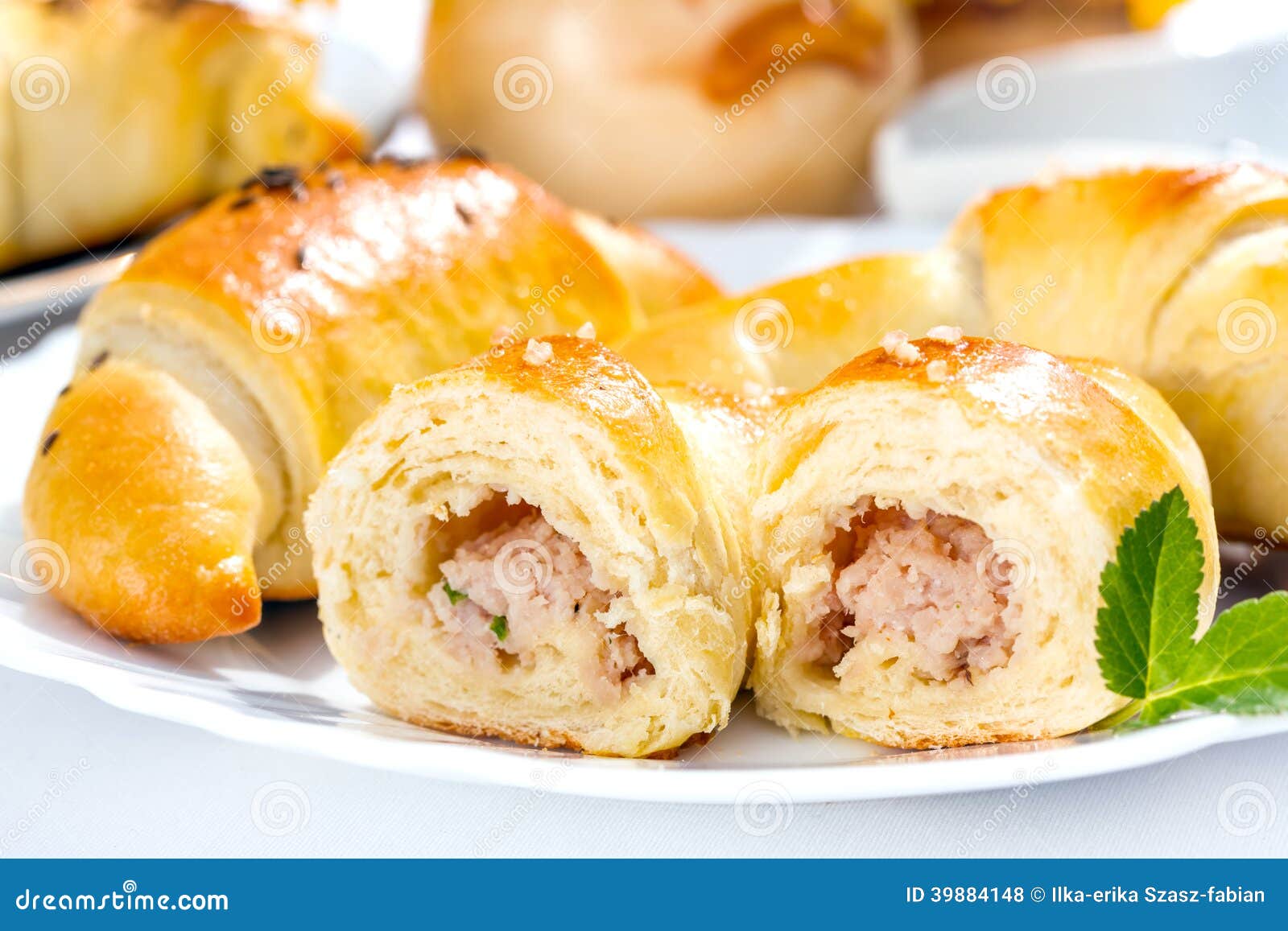 Meatstuffed, Breaded And Fried Olives Ascolana Olives Stock Photo