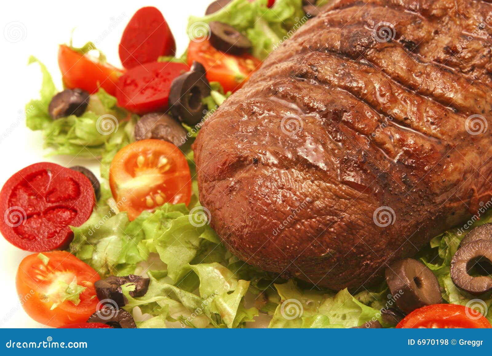 Meat and Vegetables on Dish Stock Photo Image of chef, elegance 6970198