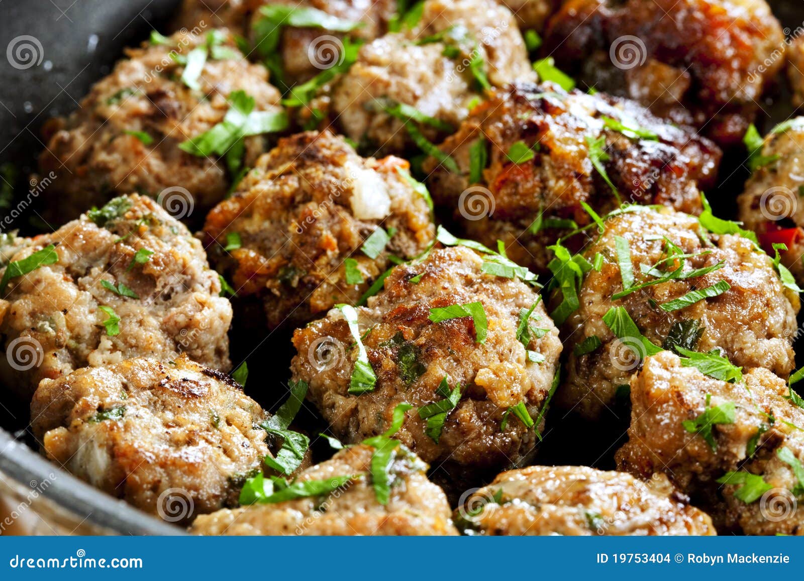 meatballs cooking