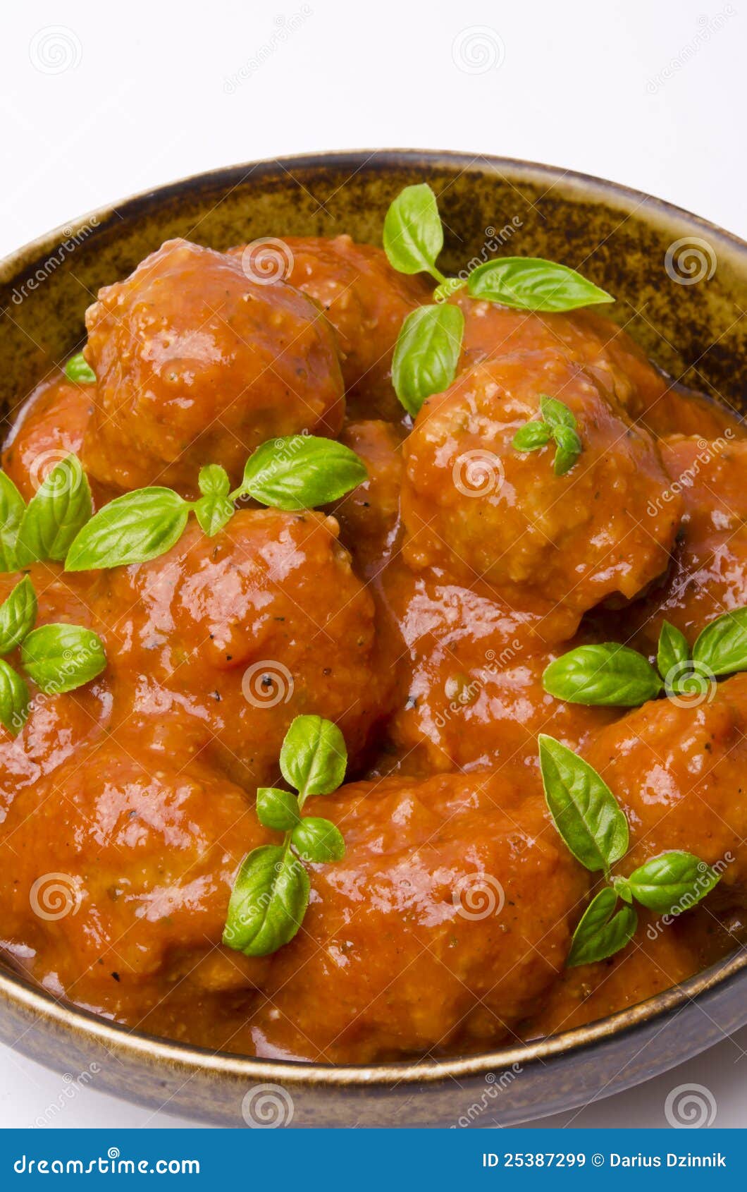 Meatballs in tomato sauce stock image. Image of fresh 25387299