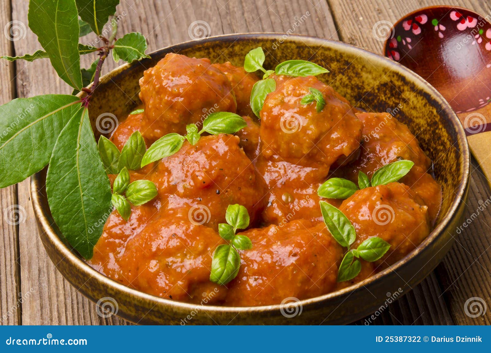 Meatballs in tomato sauce stock photo. Image of bolognese 25387322
