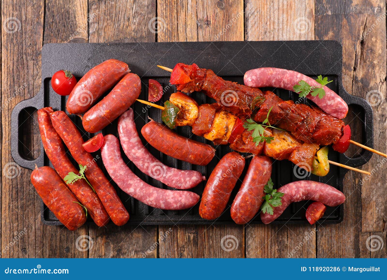 Meats for barbecue stock photo. Image of meat, kebab 118920286