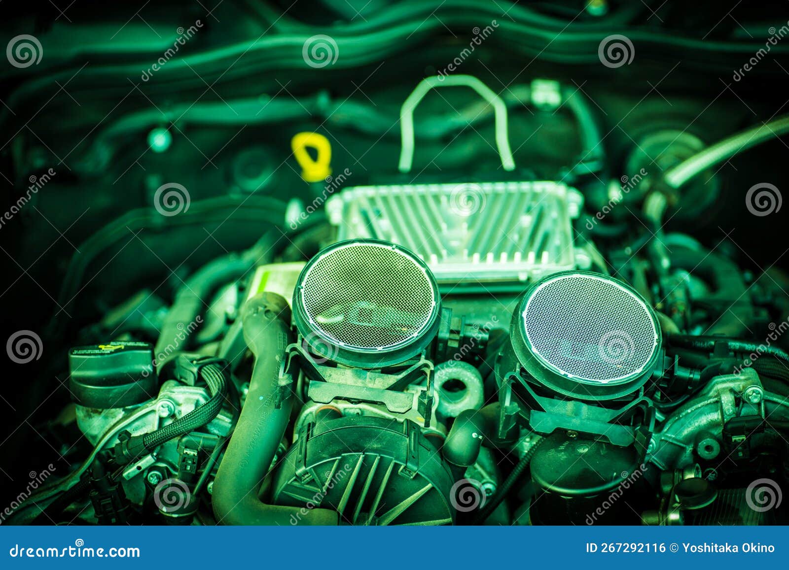 Mechanic and Car Repairing in Garage Stock Photo Image of afrac14