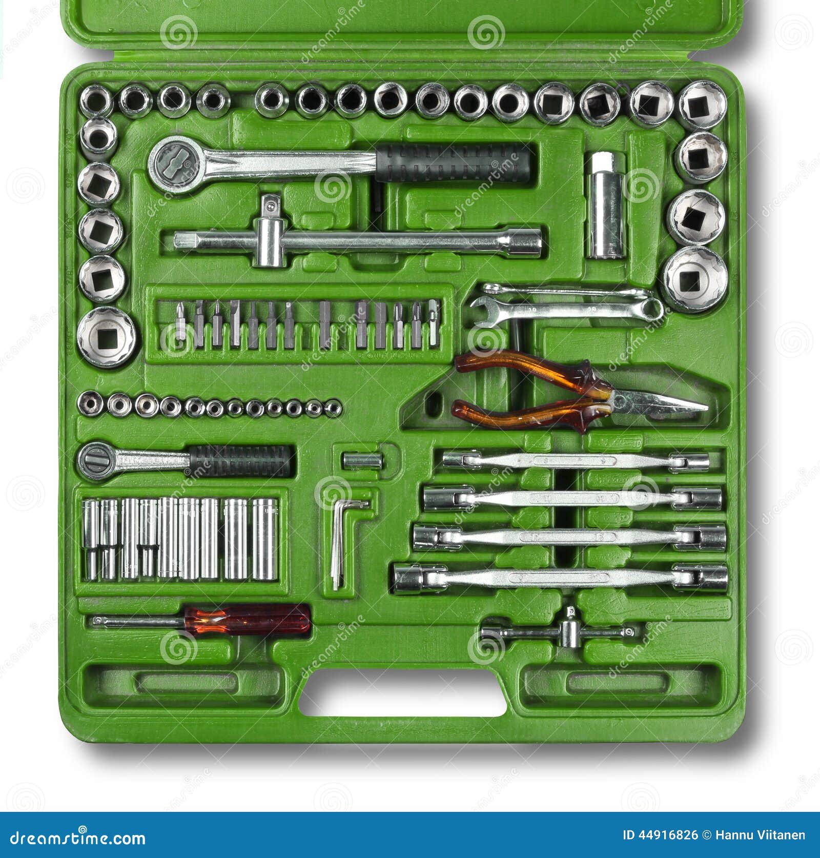 Mechanic Tools Set Isolated On White Background RoyaltyFree Stock