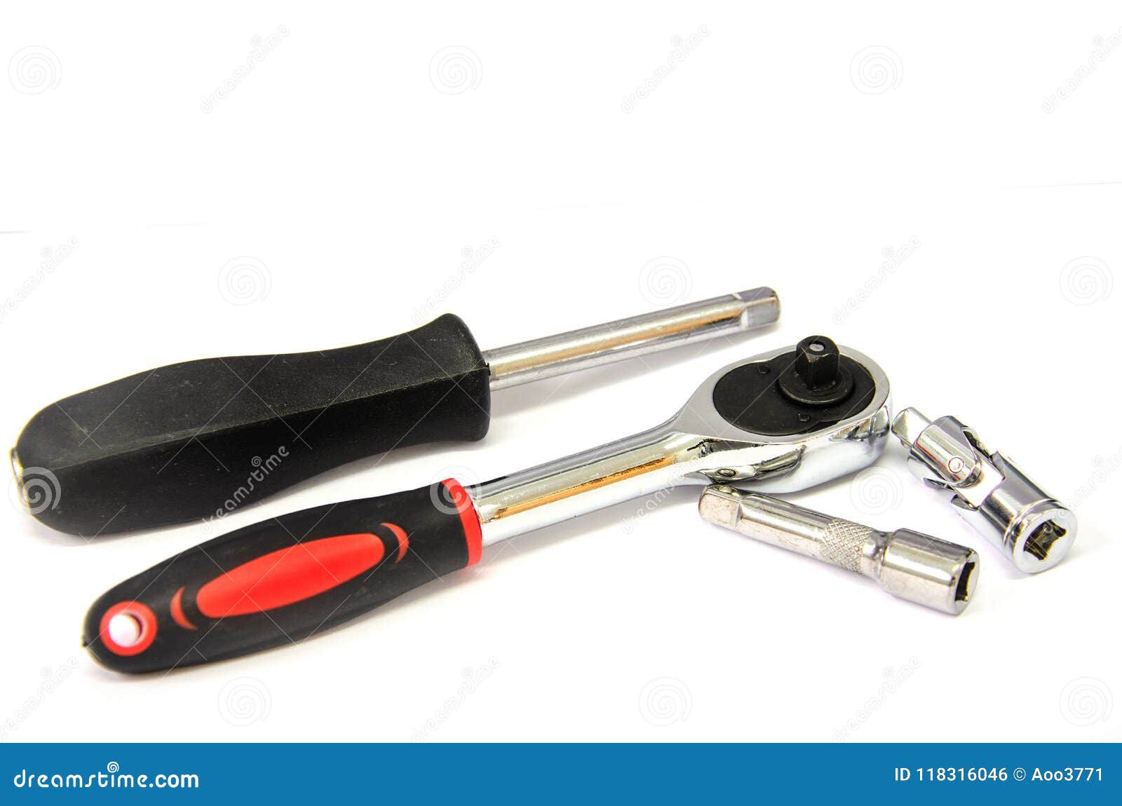 Mechanic Tools Set Screwdriver Stock Photo Image of manual