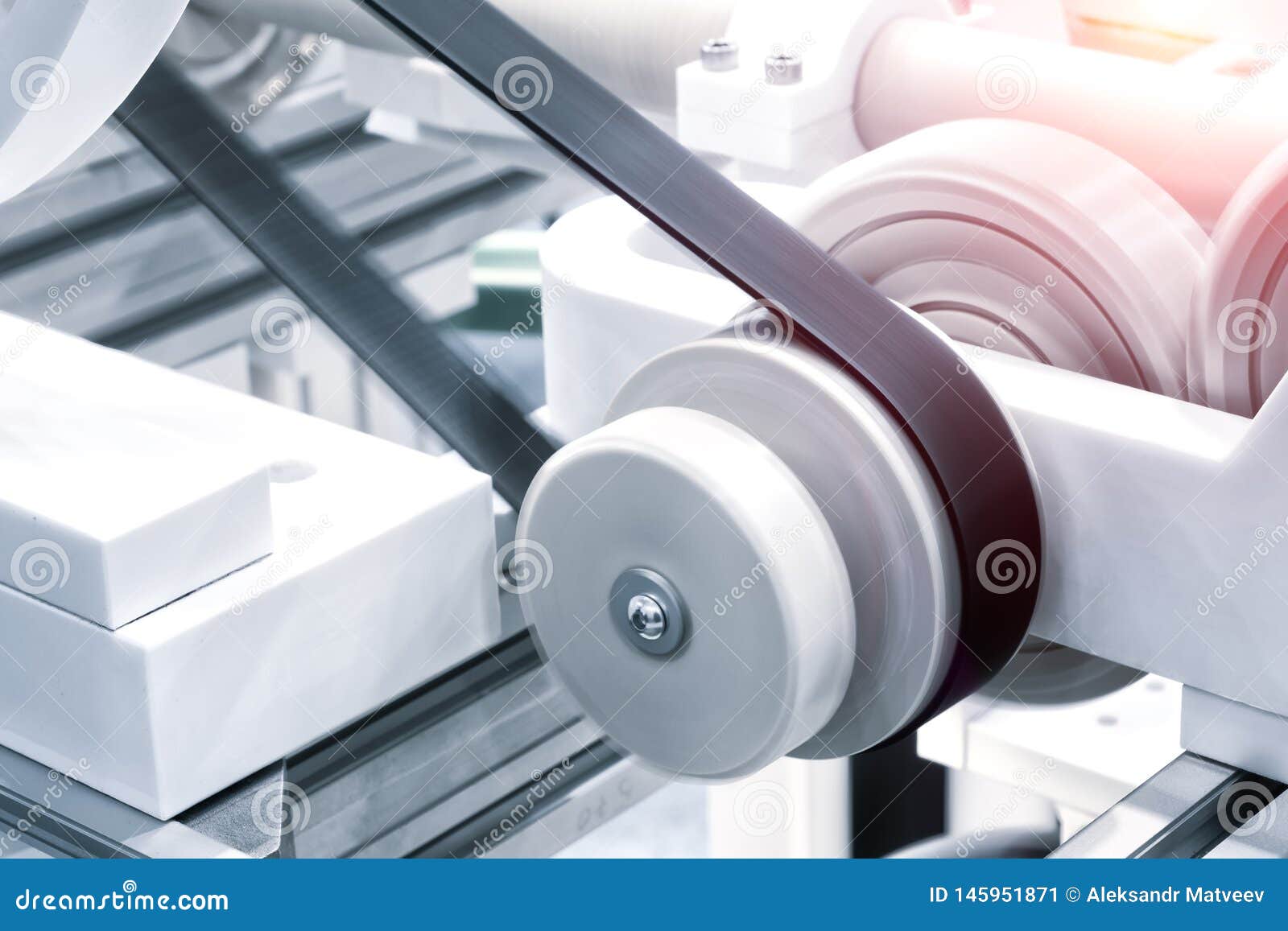 Mechanical Belt and Gear Drive Stock Image Image of electric, drive