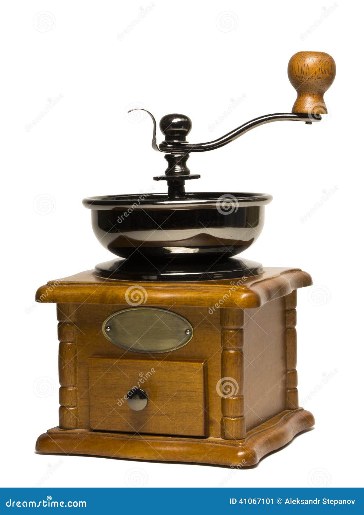 Mechanical coffee grinder stock image. Image of retro 41067101