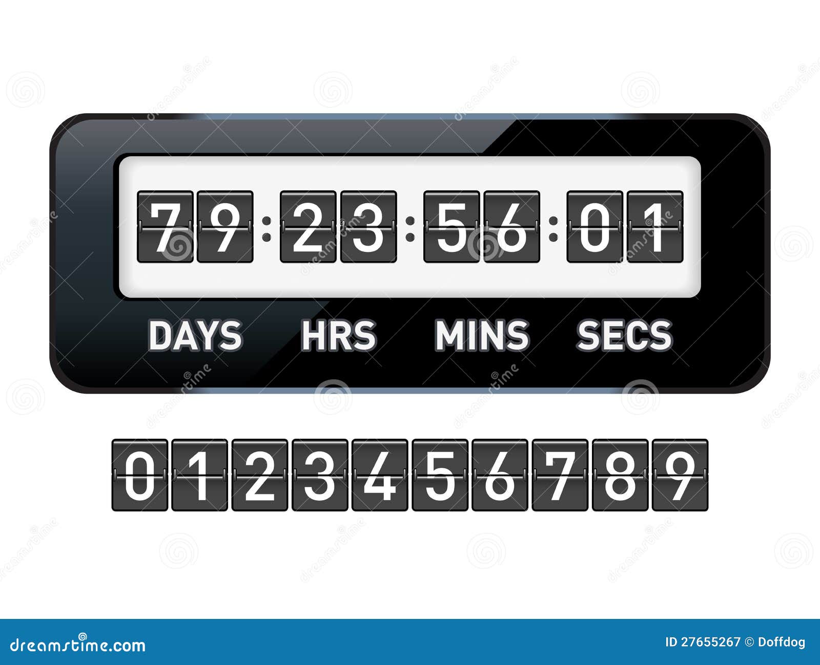 Mechanical Countdown Timer Royalty Free Stock Photography - Image: 27655267