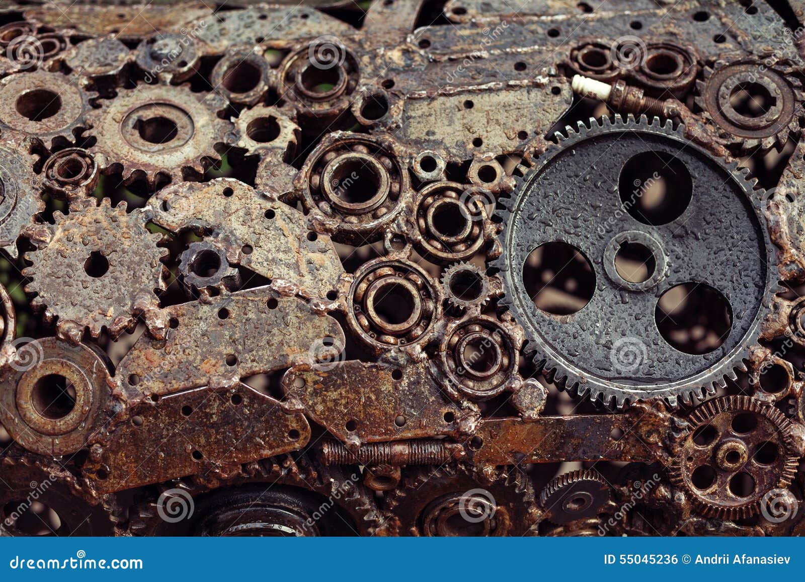 Mechanical Design of Gears Welded Welding Machines Idetaley Stock Photo