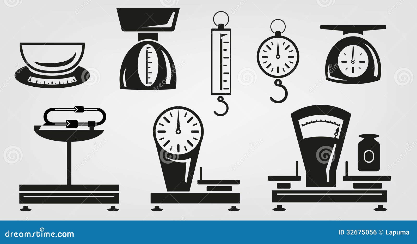 Mechanical kitchen scales stock vector. Illustration of scales 32675056