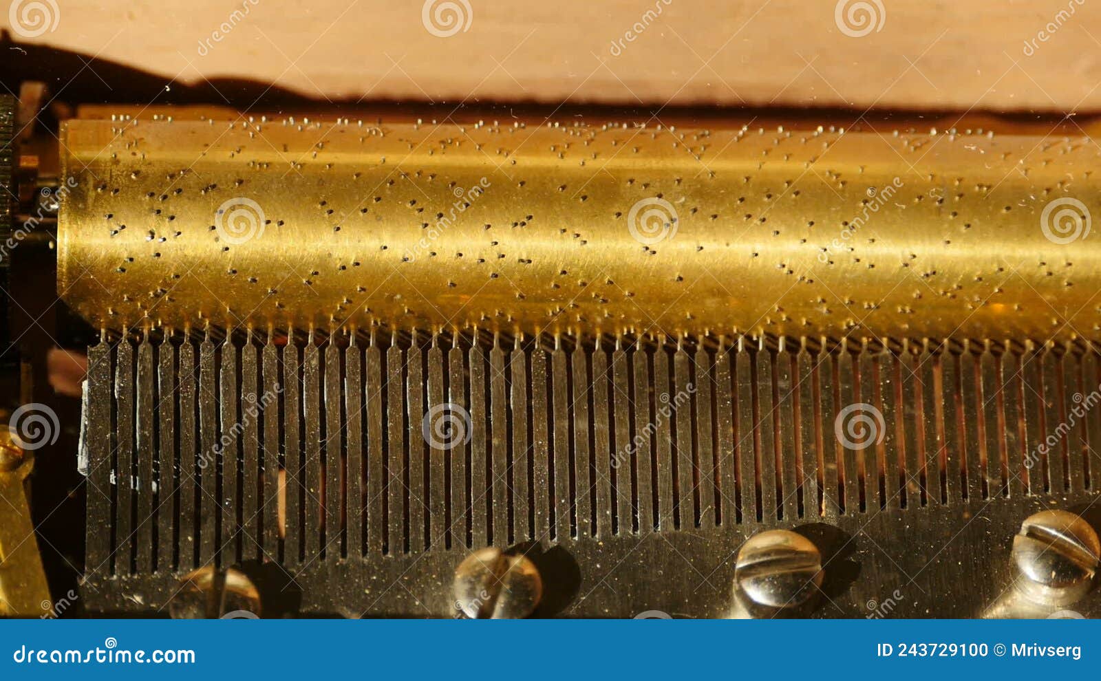 Mechanical Music Box Inside Stock Footage Video of mechanism, roller
