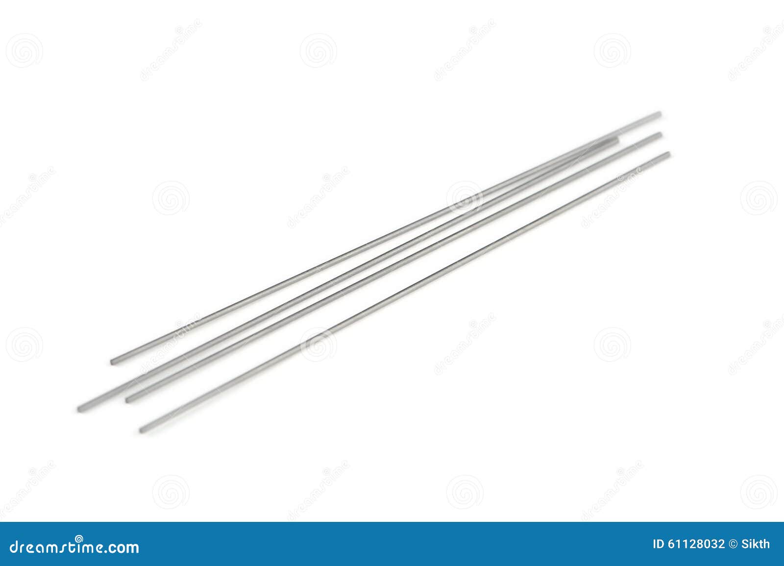 Mechanical Pencil Lead Refills Isolated on White Background Stock Photo