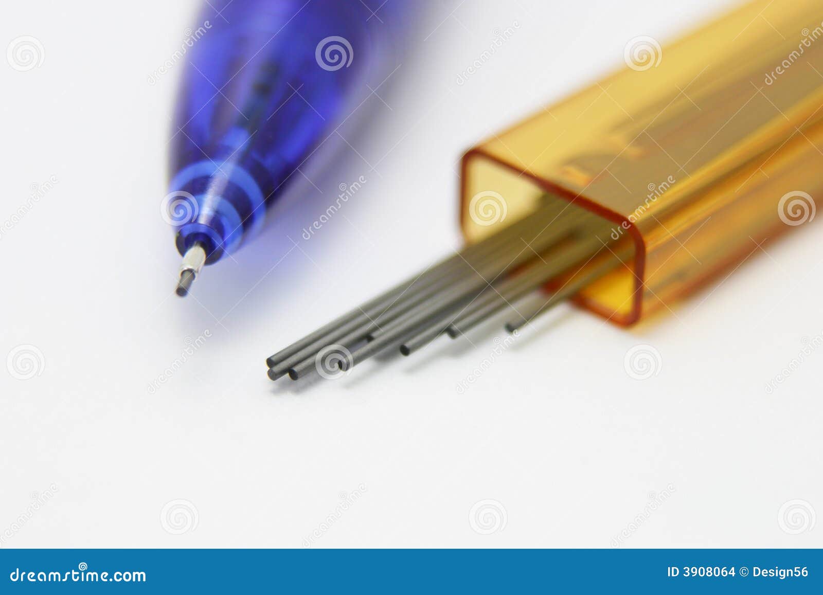 Mechanical Pencil and Leads Stock Photo Image of still, blur 3908064