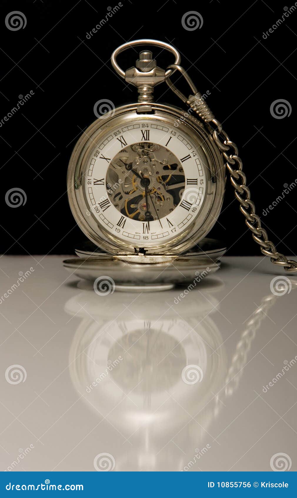 Mechanical pocket clock stock photo. Image of equipment 10855756