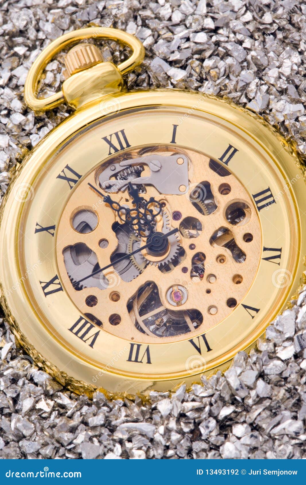 Mechanical pocket watch. stock photo. Image of obsolete 13493192