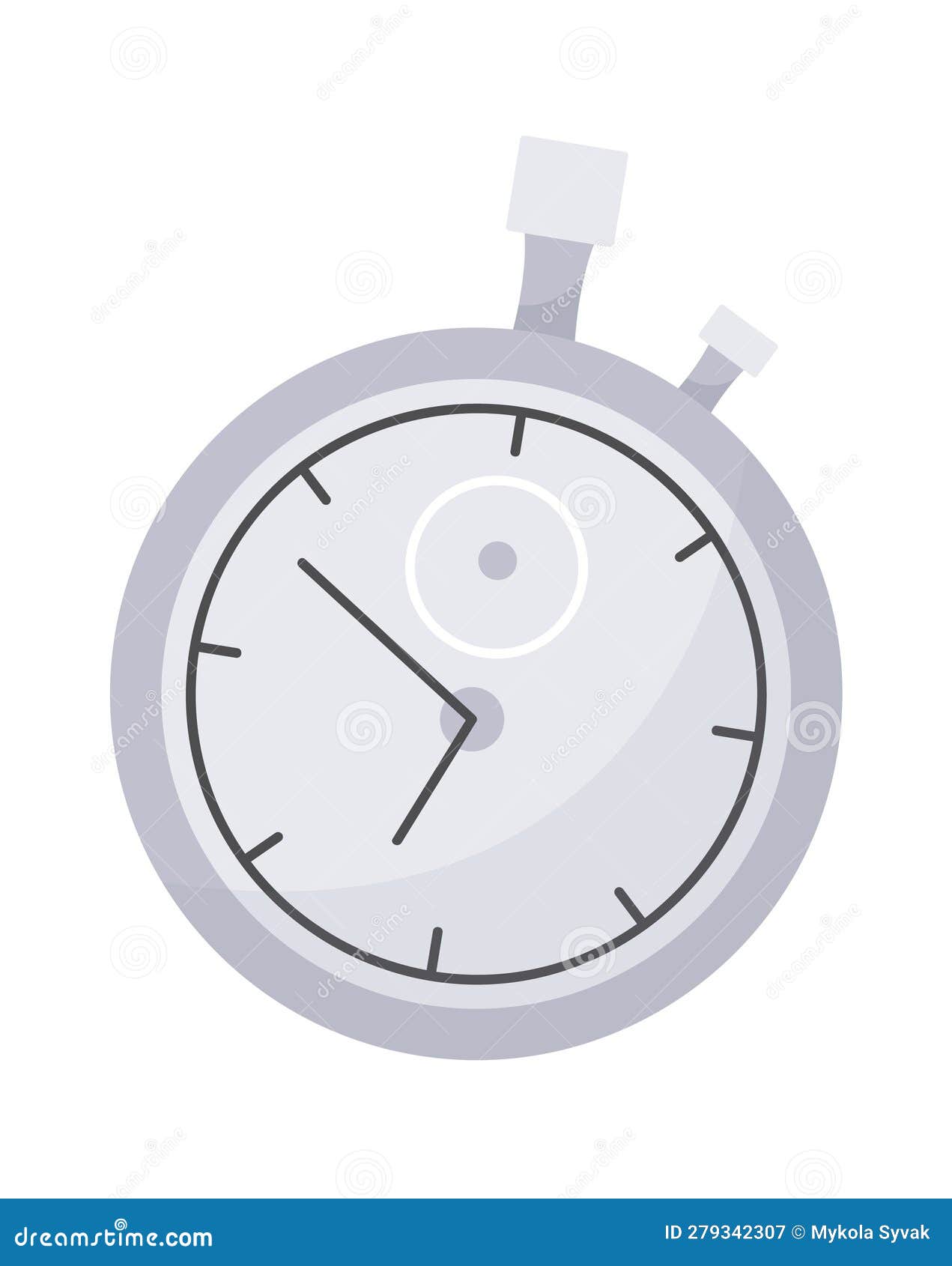 Mechanical Sport Stopwatch stock vector. Illustration of sport 279342307