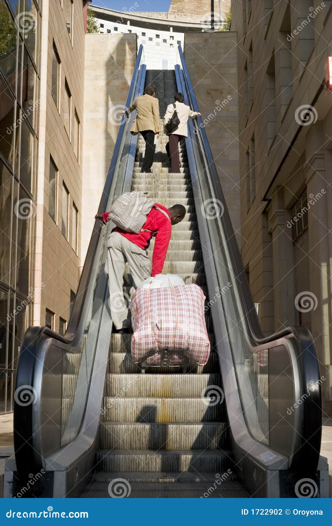 Mechanical stairs I stock photo. Image of mechanical, rail 1722902