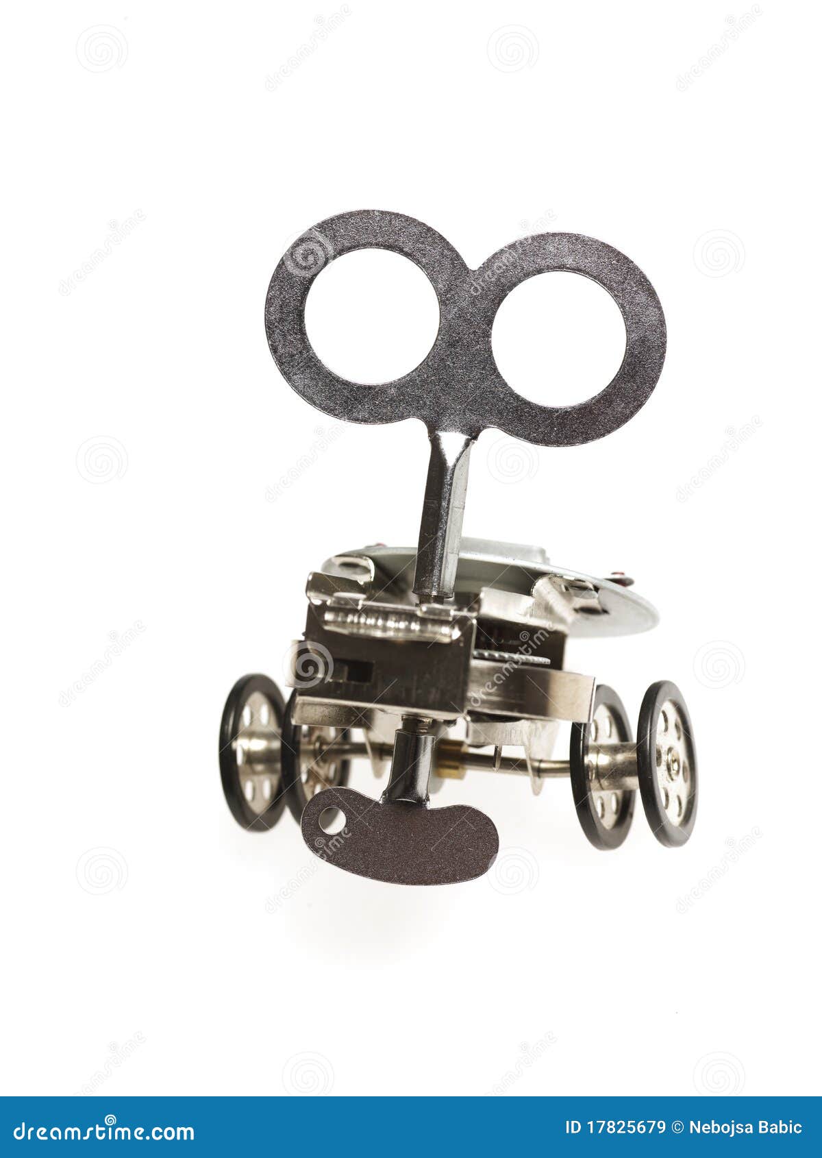 Mechanical toy stock image. Image of metallic, turn, turning 17825679