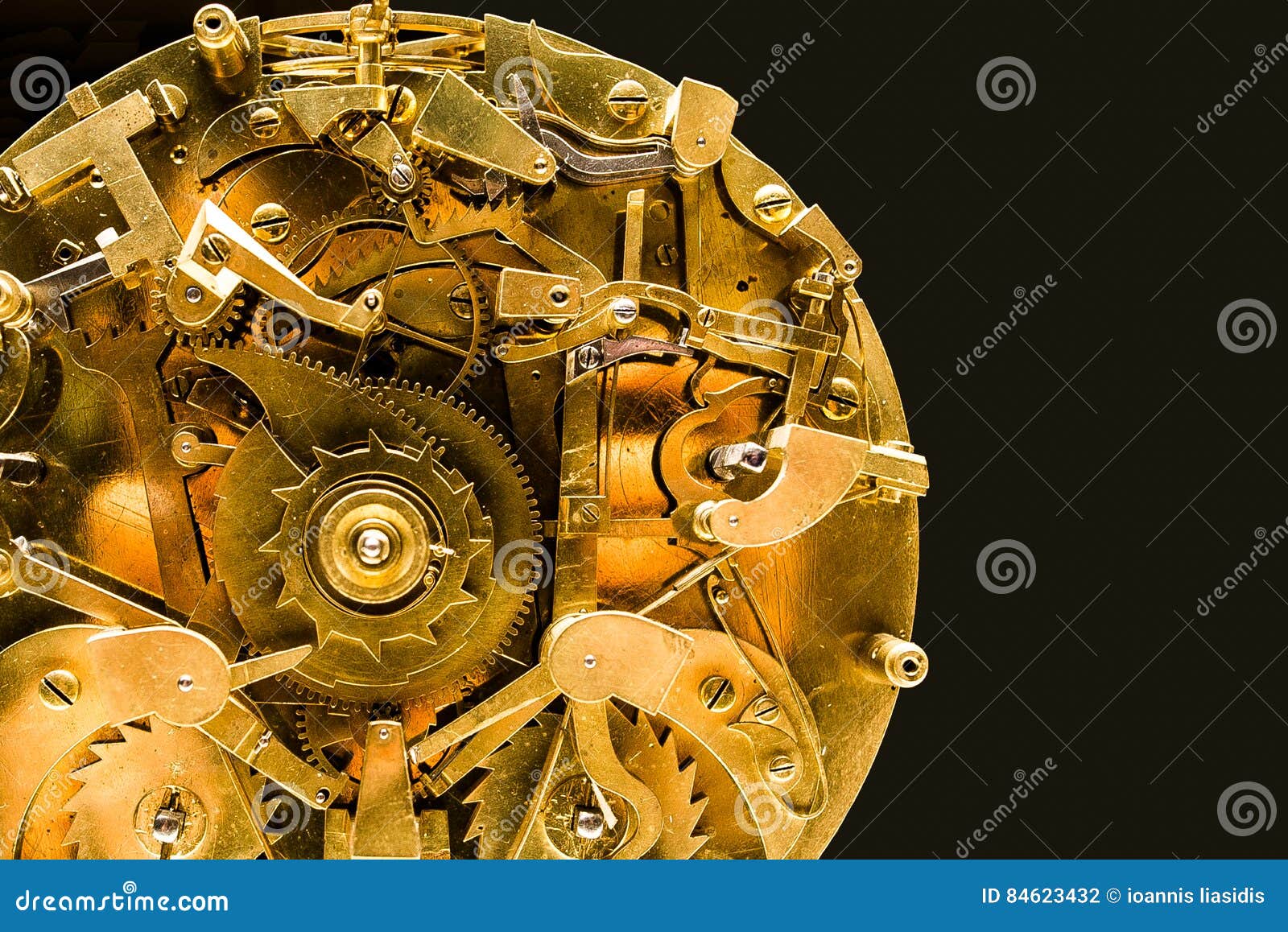 Mechanical Watch Closeup stock photo. Image of inside 84623432