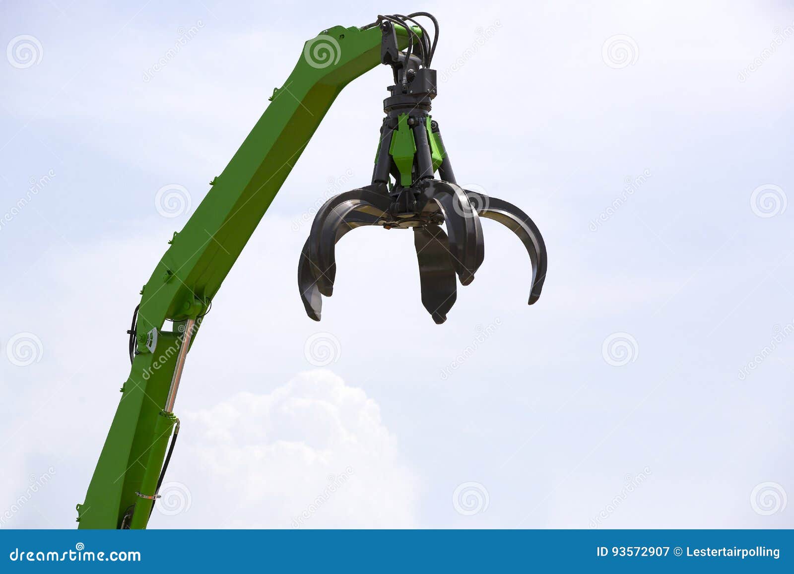 Mechanism of a crane stock image. Image of striped, goods 93572907