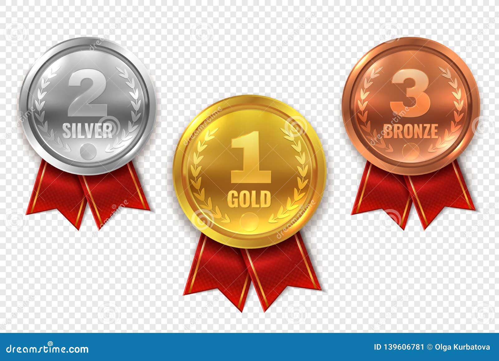 Avalie o jogo de ouro, prata, bronze, prêmio, conceito de conjunto