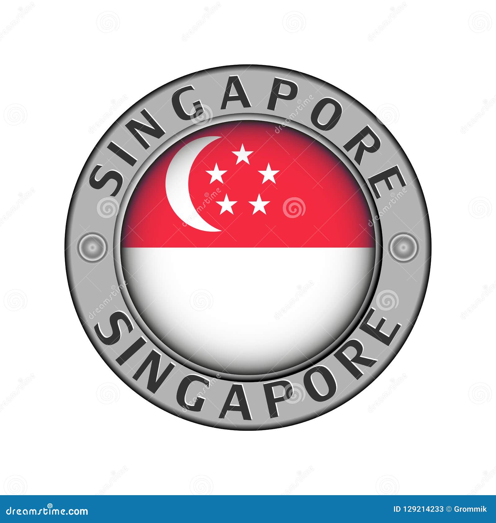 medallion-with-the-name-of-the-country-of-singapore-and-a-round-stock
