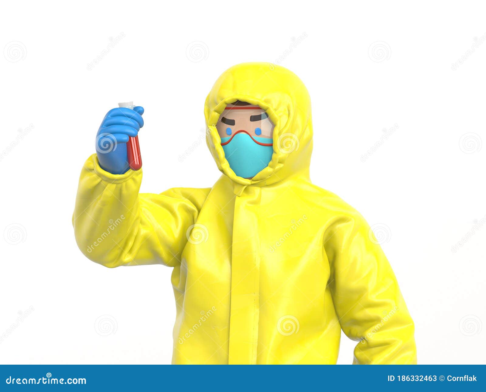 Radiation Protection Suit stock vector. Illustration of yellow - 25544162