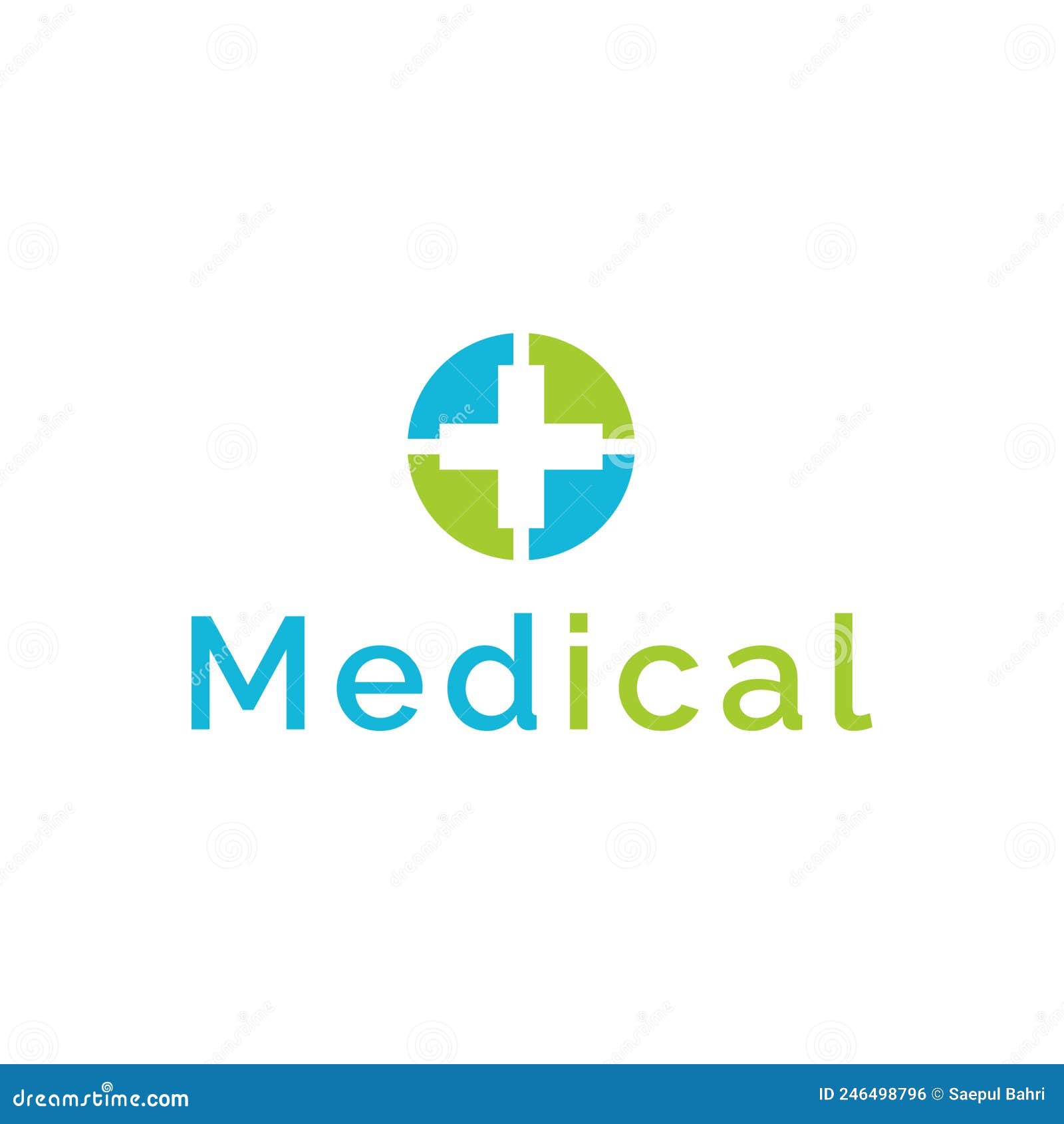 Modern Health Care Cover Template Design For A Report And Medical
