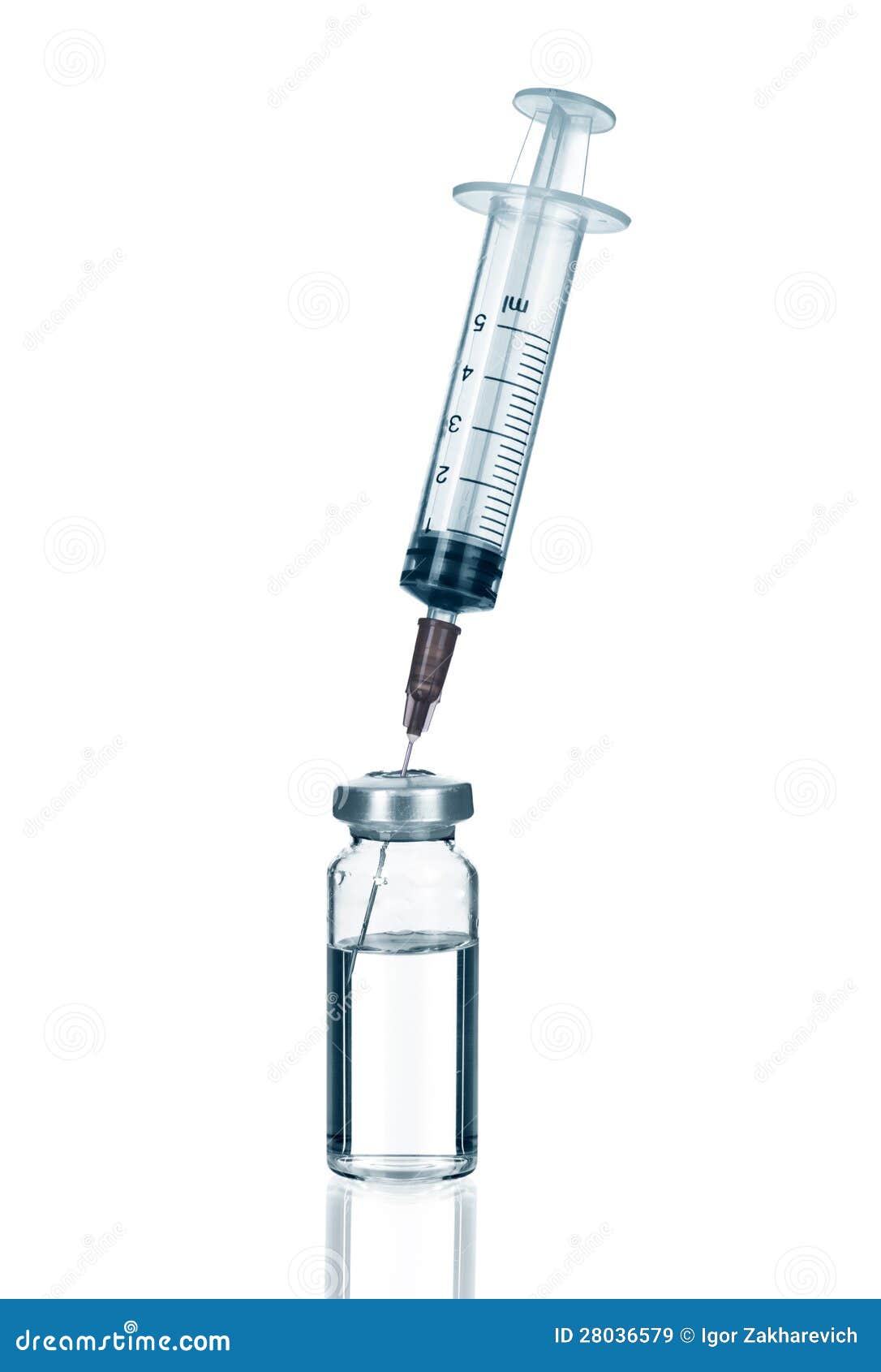 Medical Ampoule and Syringe Stock Image Image of healthcare