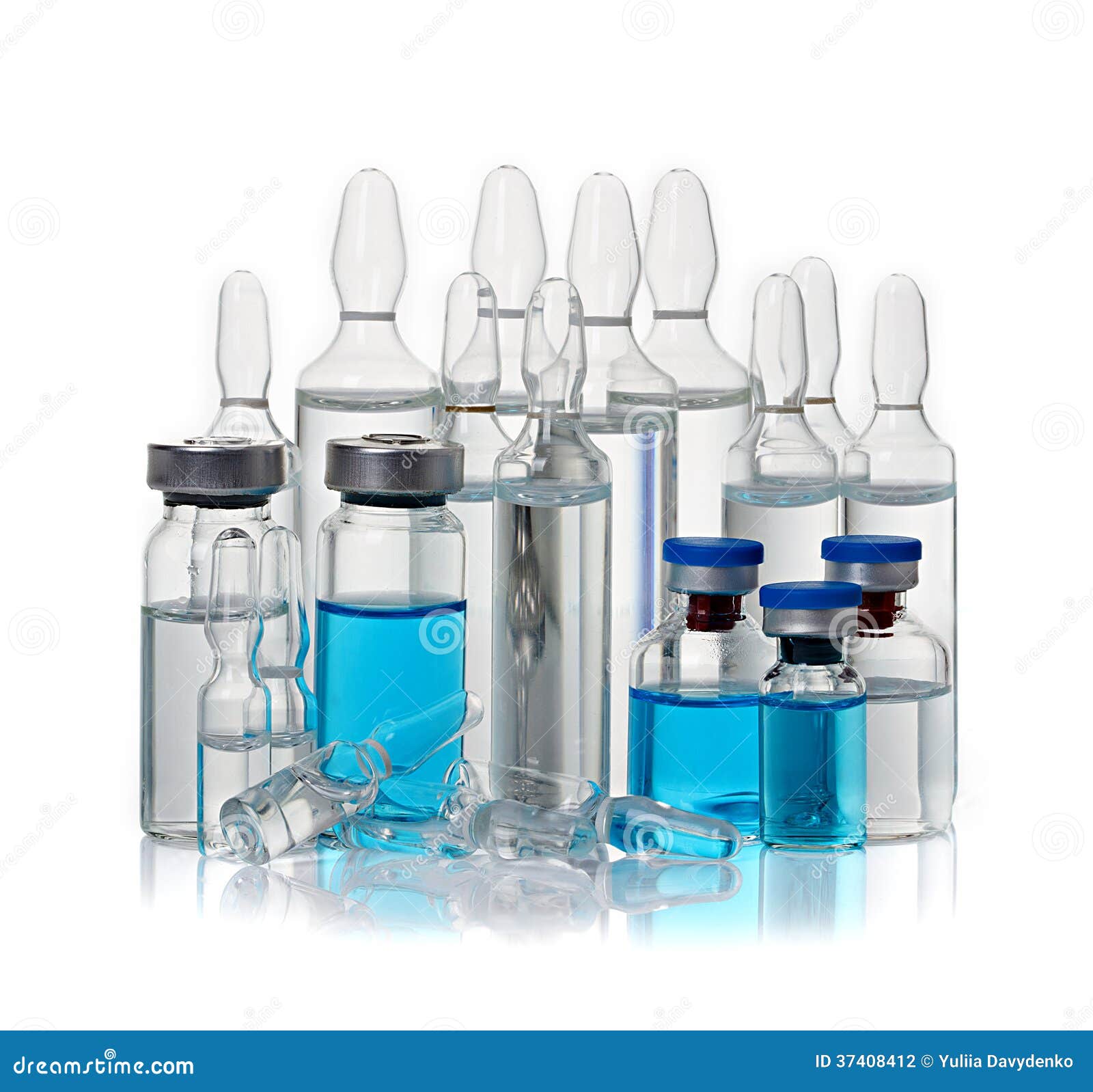 Medical ampoules stock photo. Image of medicament, inject 37408412