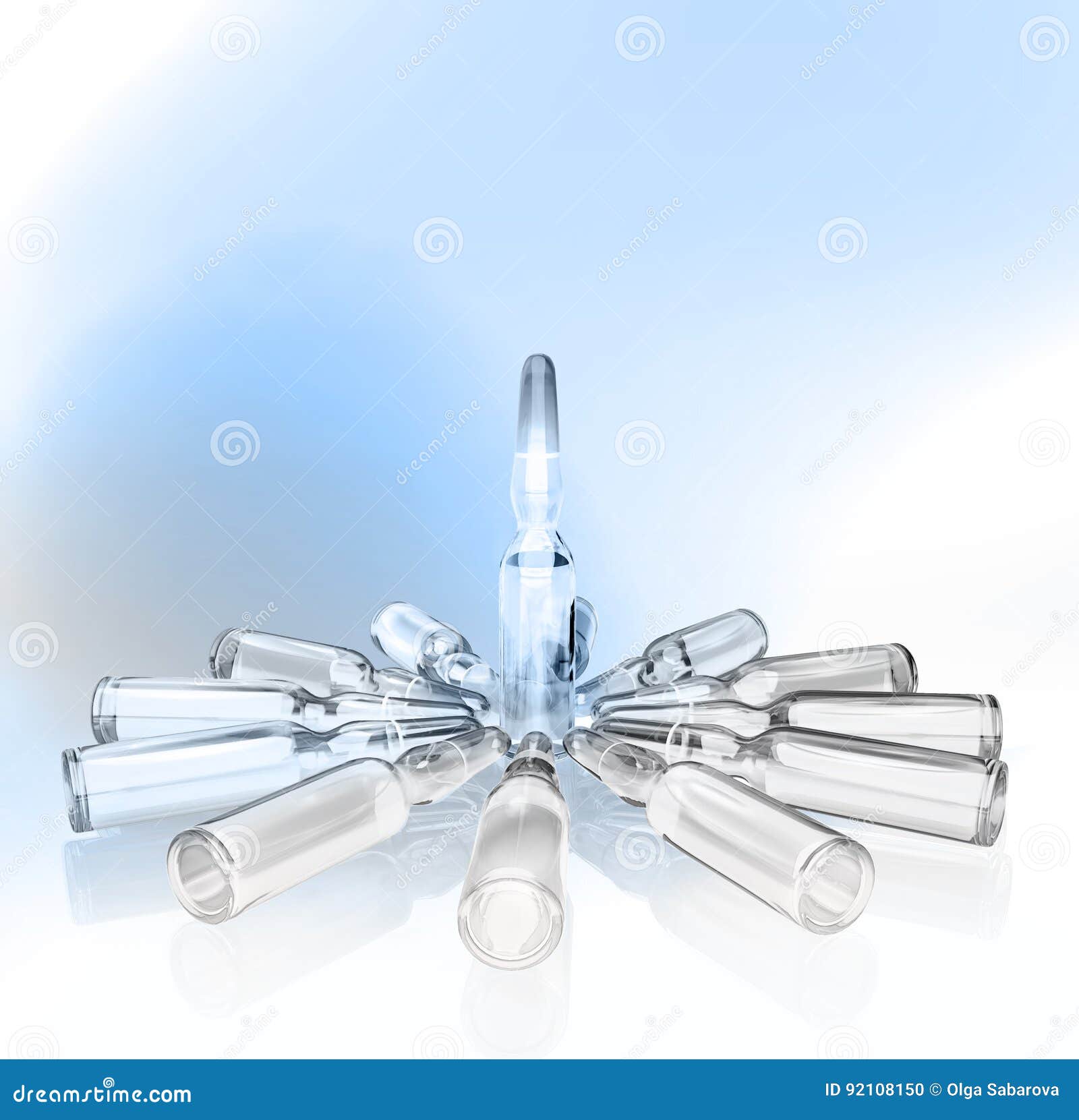 Medical Ampoules Isolated. Vaccination Concept Stock Photo Image of science, medicine 92108150