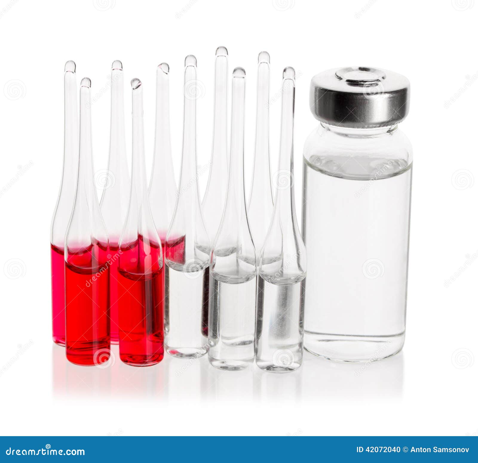 Medical ampoules stock photo. Image of light, abstract 42072040