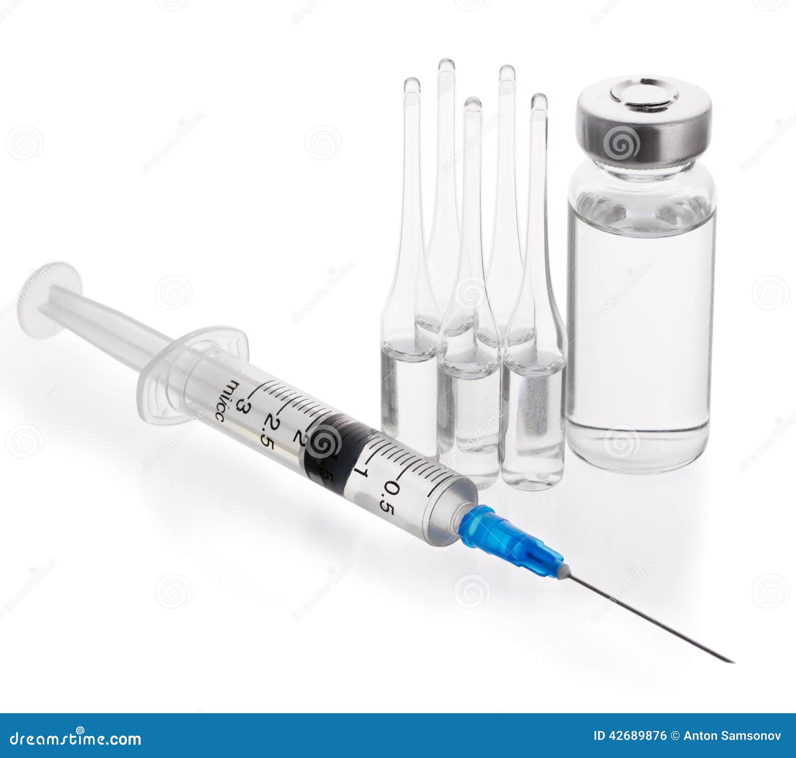 Medical ampoules stock photo. Image of disease, hospital 42689876