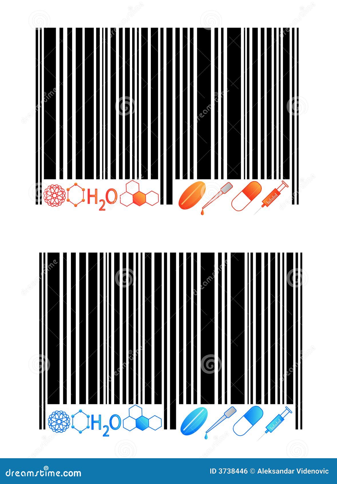 Medical Barcode Royalty Free Stock Image Image 3738446