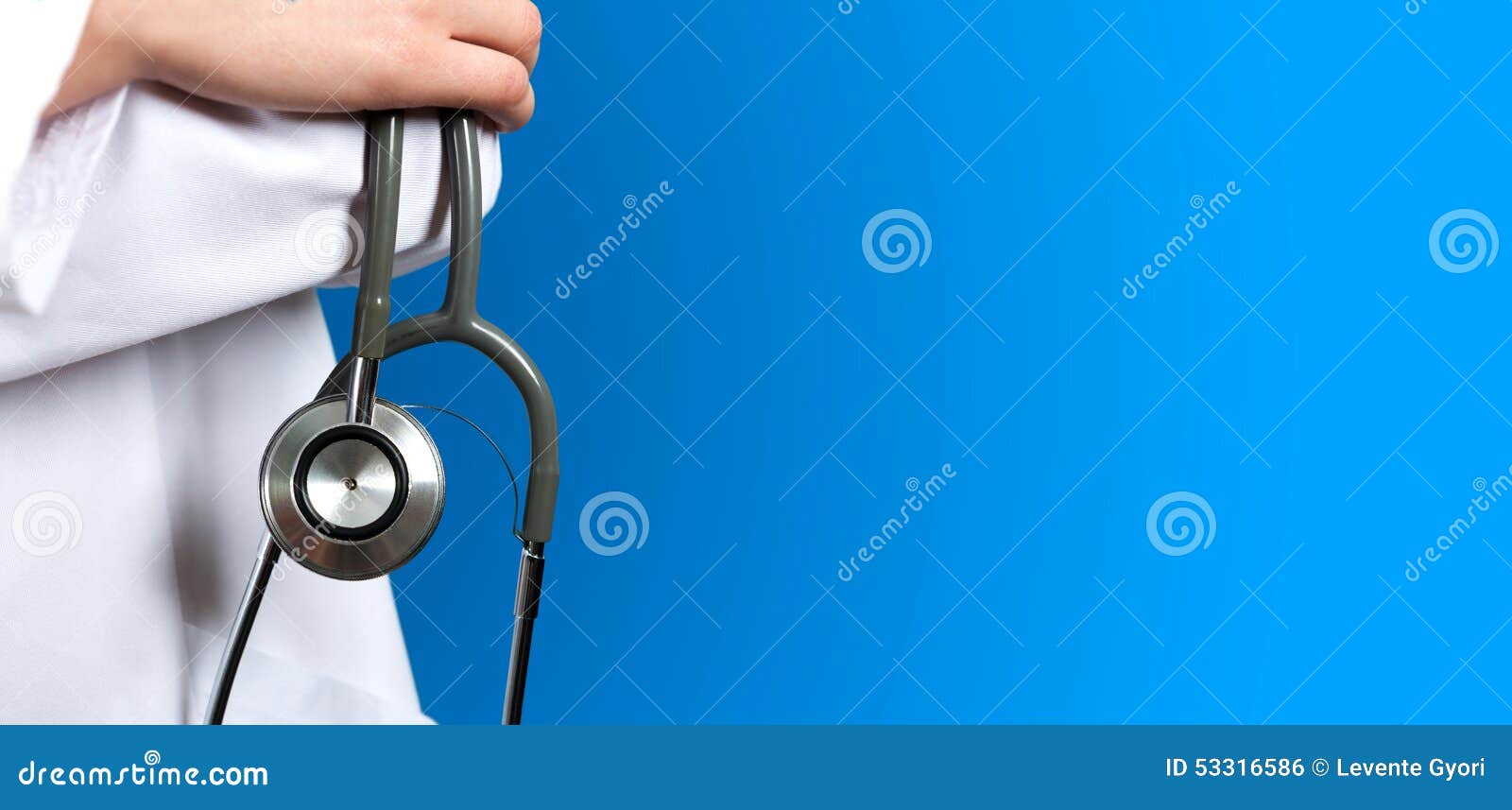 medical blue background doctor