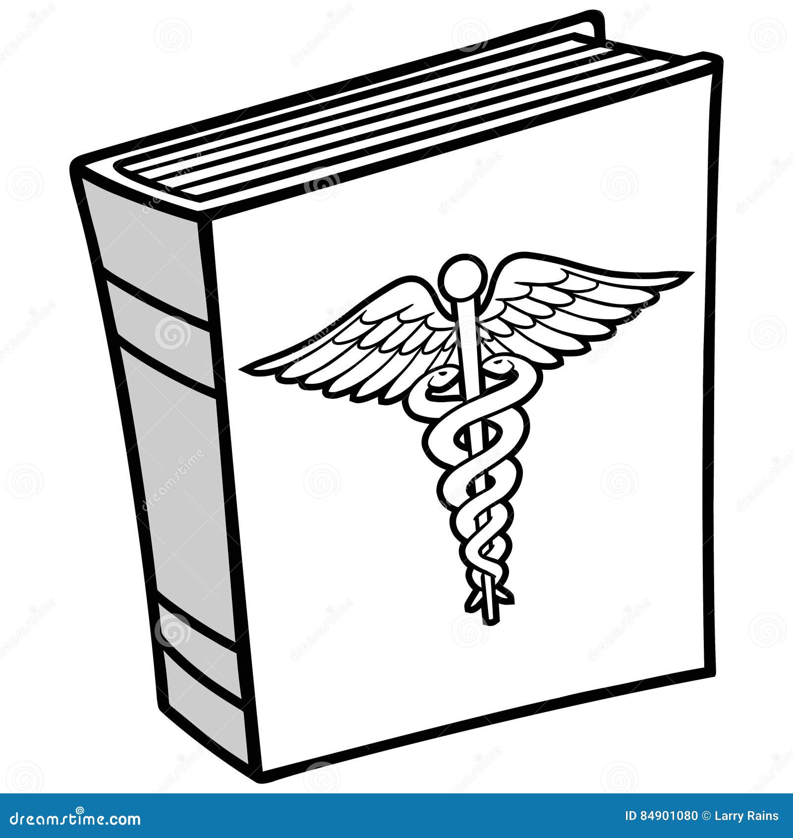 Medical Book Illustration stock vector. Illustration of pole 84901080